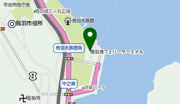 HESTAチャージ 伊勢湾フェリー鳥羽フェリーターミナルの地図画像