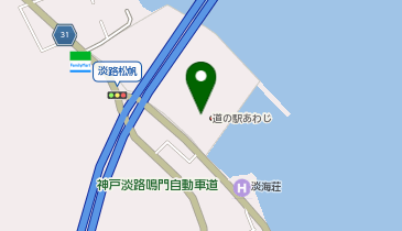 HESTAチャージ 道の駅あわじの地図画像