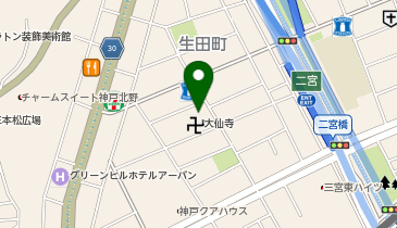 HESTAチャージ 一の宮ベーカリーの地図画像