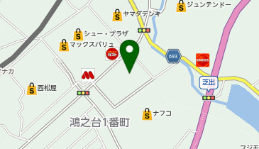 HESTAチャージ マルハン新名張店の地図画像