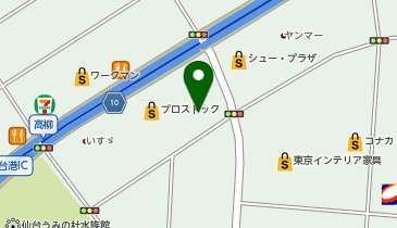 HESTAチャージ マルハン仙台新港店の地図画像