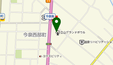 HESTAチャージ 立山グランドボールの地図画像