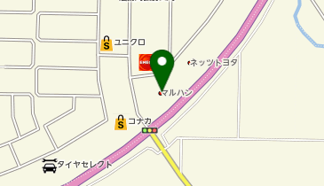 HESTAチャージ マルハン弘前店の地図画像