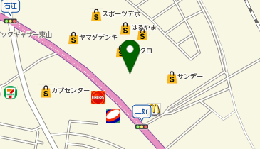 HESTAチャージ マルハン三好店の地図画像
