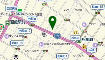 HESTAチャージ マルハン函館大門店の地図画像