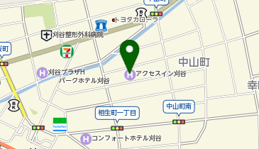 HESTAチャージ アクセスイン刈谷の地図画像