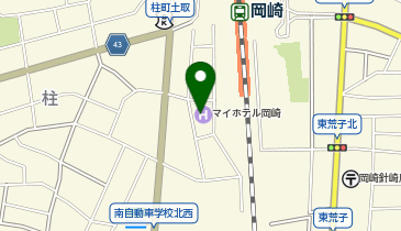 HESTAチャージ MyHotelOkazakiの地図画像