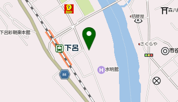 HESTAチャージ 水明館飛泉閣1階フロントの地図画像