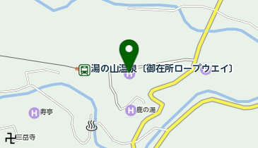 HESTAチャージ ホテル湯の本の地図画像