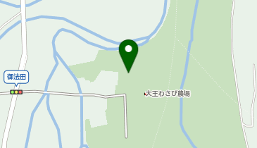 HESTAチャージ 大王わさび農場の地図画像