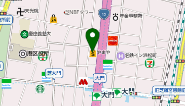 HESTAチャージ ミキハウス子育て総研浜松町事務所の地図画像