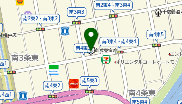 創成東病院訪問リハビリテーションの地図画像