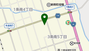 社会医療法人北斗新得クリニックの地図画像