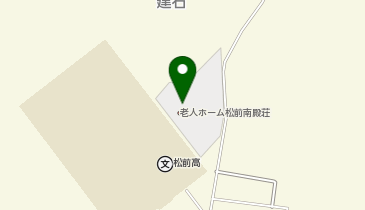 短期入所生活介護松前南殿荘の地図画像