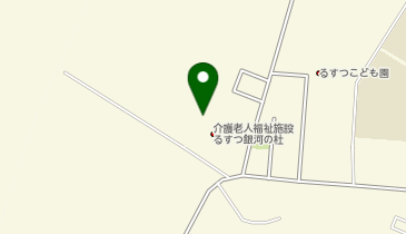 地域密着型介護老人福祉施設るすつ銀河の杜の地図画像