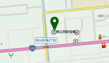 秩父別町社会福祉協議会指定訪問介護事業所の地図画像