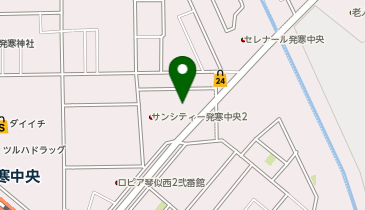 ノア地域巡回センター発寒の地図画像