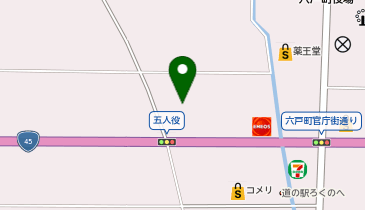 エスノス六戸福祉センターデイサービスセンターの地図画像