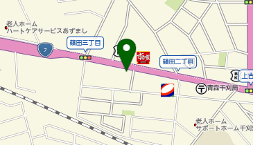 コンパスウォーク青森千刈の地図画像