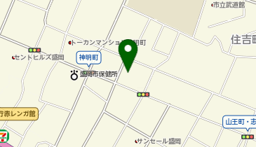 城南ヘルパーステーションの地図画像