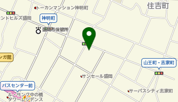 ホームケア土屋いわての地図画像