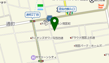 グランダ上杉雨宮の地図画像