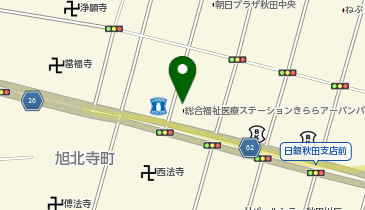 きらら特定施設入居者生活介護事業所竿燈通りの地図画像