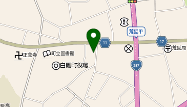 白鷹町立病院の地図画像