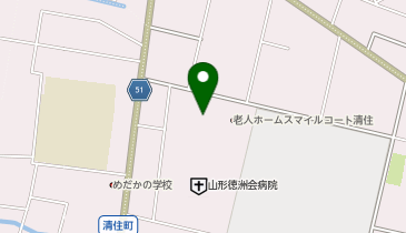 医療法人徳洲会山形徳洲会介護センターの地図画像