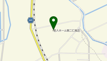 指定短期入所生活介護事業所第二仁風荘の地図画像