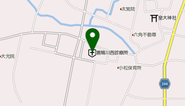 川西町社会福祉協議会訪問介護事業所の地図画像