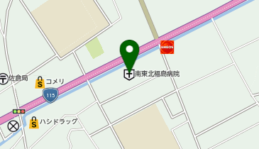 一般財団法人脳神経疾患研究所南東北福島居宅介護支援事業所の地図画像