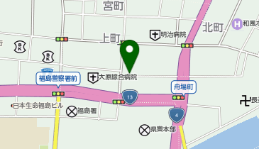 福島寿光会病院指定訪問介護ステーションの地図画像
