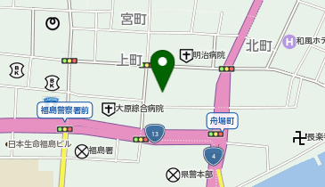 福島寿光会病院指定訪問リハビリテーションの地図画像