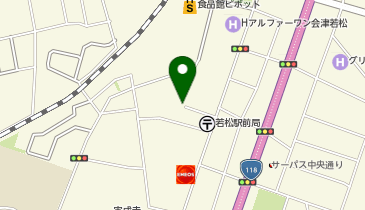 K-fit会津の地図画像