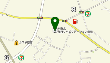 南東北春日訪問リハビリテーションの地図画像