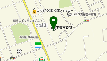 真壁医師会立訪問看護ステーションしもつまの地図画像