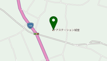 ケアステーション城里の地図画像