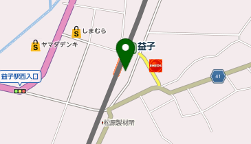 益子町社会福祉協議会とまとサービスの地図画像
