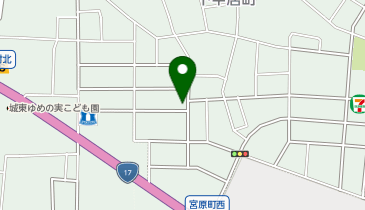 ほうもんかいごけやきの地図画像