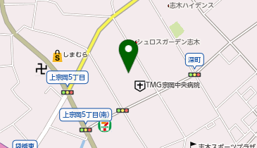 TMG宗岡中央病院訪問リハビリテーションの地図画像