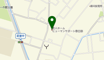 デイサービスセンターヒューマンサポート春日部の地図画像
