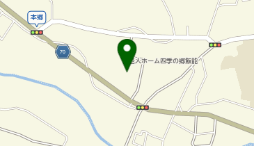 四季の郷飯能の地図画像