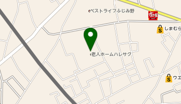 短期入所生活介護事業所ハレサクの地図画像