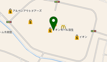 GENKINEXTイオンモール羽生店の地図画像