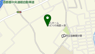 特別養護老人ホームみどりの風鶴ヶ島の地図画像