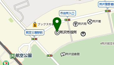 グループホーム所沢ほほえみの地図画像