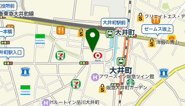 大井グループホームそよ風の地図画像