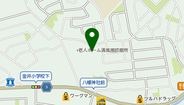 社会福祉法人賛育会訪問看護ステーション清風園の地図画像