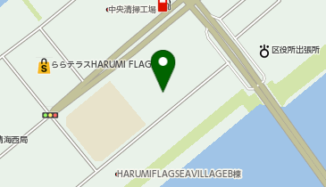 グランクレールHARUMIFLAGケアレジデンスの地図画像